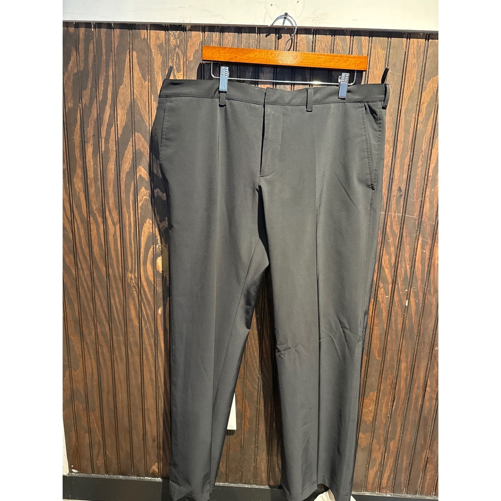 Prada Sport Linea Rossa Mens Black Technical Trousers Pants Size 56 SPX96H